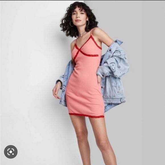wild fable Dresses & Skirts - 5 for $25 SALE Wild fable womens sleeveless lace trim knit bodycon dress